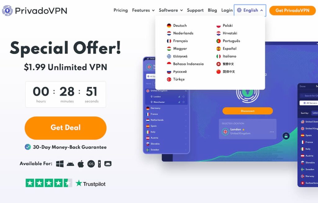 privadovpn korea