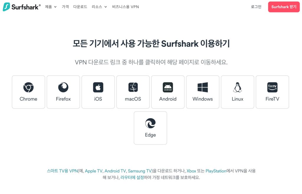 surfshark korea